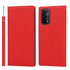 Handytasche Stand Schutzhülle Flip Leder Hülle D06T für OnePlus Nord N200 5G Rot