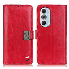 Handytasche Stand Schutzhülle Flip Leder Hülle D06Y für Motorola Moto Edge Plus (2022) 5G Rot