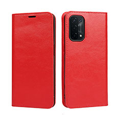 Handytasche Stand Schutzhülle Flip Leder Hülle D07T für OnePlus Nord N200 5G Rot