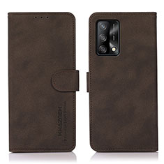 Handytasche Stand Schutzhülle Flip Leder Hülle D08Y für Oppo A74 4G Braun