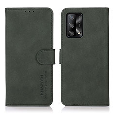 Handytasche Stand Schutzhülle Flip Leder Hülle D08Y für Oppo A74 4G Grün