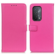 Handytasche Stand Schutzhülle Flip Leder Hülle D09Y für Oppo A74 5G Pink