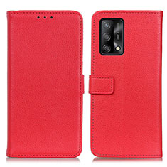 Handytasche Stand Schutzhülle Flip Leder Hülle D09Y für Oppo F19s Rot