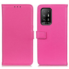 Handytasche Stand Schutzhülle Flip Leder Hülle D09Y für Oppo Reno5 Z 5G Pink