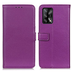 Handytasche Stand Schutzhülle Flip Leder Hülle D09Y für Oppo Reno6 Lite Violett