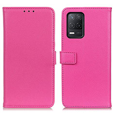 Handytasche Stand Schutzhülle Flip Leder Hülle D09Y für Realme 8 5G Pink