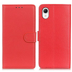 Handytasche Stand Schutzhülle Flip Leder Hülle D09Y für Samsung Galaxy A23 5G SC-56C Rot