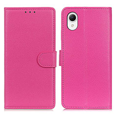 Handytasche Stand Schutzhülle Flip Leder Hülle D09Y für Samsung Galaxy A23s Pink