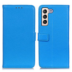 Handytasche Stand Schutzhülle Flip Leder Hülle D09Y für Samsung Galaxy S22 5G Hellblau