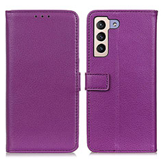 Handytasche Stand Schutzhülle Flip Leder Hülle D09Y für Samsung Galaxy S22 Plus 5G Violett