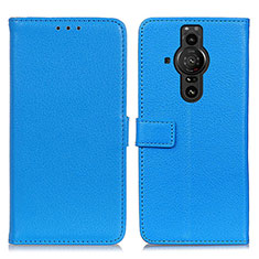 Handytasche Stand Schutzhülle Flip Leder Hülle D09Y für Sony Xperia PRO-I Hellblau