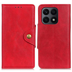 Handytasche Stand Schutzhülle Flip Leder Hülle D10Y für Huawei Honor X8a 4G Rot