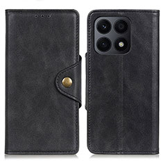 Handytasche Stand Schutzhülle Flip Leder Hülle D10Y für Huawei Honor X8a 4G Schwarz