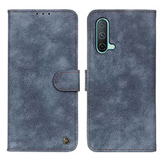 Handytasche Stand Schutzhülle Flip Leder Hülle D10Y für OnePlus Nord CE 5G Blau