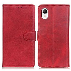 Handytasche Stand Schutzhülle Flip Leder Hülle D10Y für Samsung Galaxy A23 5G SC-56C Rot