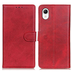 Handytasche Stand Schutzhülle Flip Leder Hülle D10Y für Samsung Galaxy A23e 5G Rot