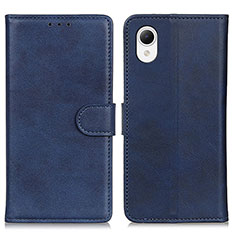 Handytasche Stand Schutzhülle Flip Leder Hülle D10Y für Samsung Galaxy A23s Blau