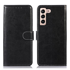 Handytasche Stand Schutzhülle Flip Leder Hülle D10Y für Samsung Galaxy S21 Plus 5G Schwarz