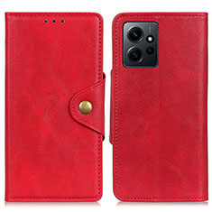 Handytasche Stand Schutzhülle Flip Leder Hülle D10Y für Xiaomi Redmi Note 12 4G Rot