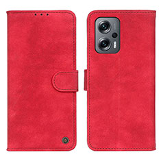 Handytasche Stand Schutzhülle Flip Leder Hülle D10Y für Xiaomi Redmi Note 12 Turbo 5G Rot