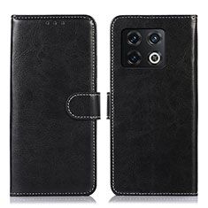 Handytasche Stand Schutzhülle Flip Leder Hülle D11Y für OnePlus 10 Pro 5G Schwarz