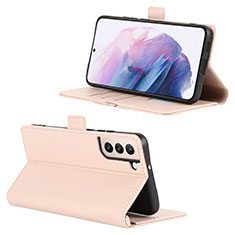 Handytasche Stand Schutzhülle Flip Leder Hülle D12T für Samsung Galaxy S23 Plus 5G Rosa