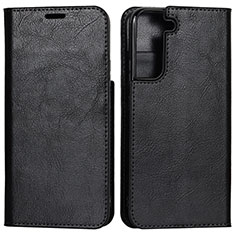 Handytasche Stand Schutzhülle Flip Leder Hülle D13T für Samsung Galaxy S22 Plus 5G Schwarz