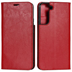 Handytasche Stand Schutzhülle Flip Leder Hülle D13T für Samsung Galaxy S23 Plus 5G Rot