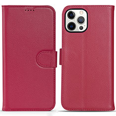 Handytasche Stand Schutzhülle Flip Leder Hülle DL1 für Apple iPhone 13 Pro Pink