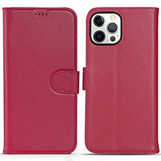 Handytasche Stand Schutzhülle Flip Leder Hülle DL1 für Apple iPhone 14 Pro Pink