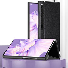 Handytasche Stand Schutzhülle Flip Leder Hülle DL2 für Huawei Mate Xs 2 Dunkelgrau