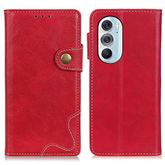 Handytasche Stand Schutzhülle Flip Leder Hülle DY01 für Motorola Moto Edge 30 Pro 5G Rot