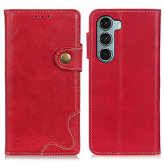 Handytasche Stand Schutzhülle Flip Leder Hülle DY01 für Motorola Moto Edge S30 5G Rot