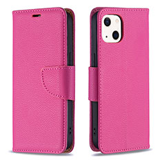 Handytasche Stand Schutzhülle Flip Leder Hülle für Apple iPhone 14 Pink