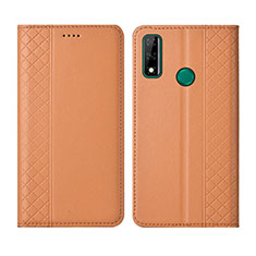 Handytasche Stand Schutzhülle Flip Leder Hülle für Huawei Y8s Orange