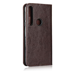 Handytasche Stand Schutzhülle Flip Leder Hülle für Motorola Moto G8 Play Braun