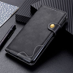 Handytasche Stand Schutzhülle Flip Leder Hülle für Motorola Moto G9 Plus Schwarz