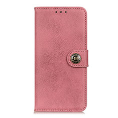 Handytasche Stand Schutzhülle Flip Leder Hülle für Oppo F17 Pro Rosa