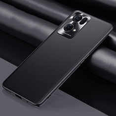 Handytasche Stand Schutzhülle Flip Leder Hülle für Oppo Reno7 Pro 5G Schwarz