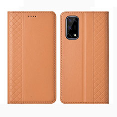 Handytasche Stand Schutzhülle Flip Leder Hülle für Realme Q2 5G Orange