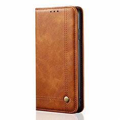 Handytasche Stand Schutzhülle Flip Leder Hülle für Samsung Galaxy M31 Orange