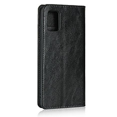 Handytasche Stand Schutzhülle Flip Leder Hülle für Samsung Galaxy M40S Schwarz