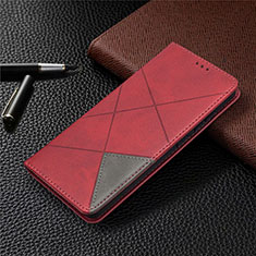 Handytasche Stand Schutzhülle Flip Leder Hülle für Samsung Galaxy S20 FE 4G Rot