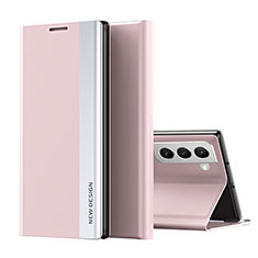 Handytasche Stand Schutzhülle Flip Leder Hülle für Samsung Galaxy S22 Plus 5G Rosa