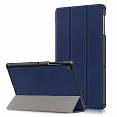 Handytasche Stand Schutzhülle Flip Leder Hülle für Samsung Galaxy Tab S5e 4G 10.5 SM-T725 Blau