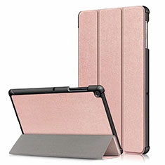 Handytasche Stand Schutzhülle Flip Leder Hülle für Samsung Galaxy Tab S5e 4G 10.5 SM-T725 Rosegold