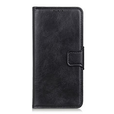 Handytasche Stand Schutzhülle Flip Leder Hülle für Sony Xperia 5 Schwarz