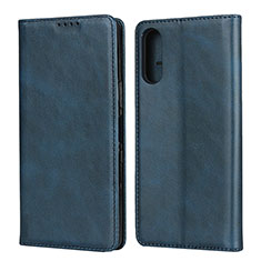 Handytasche Stand Schutzhülle Flip Leder Hülle für Sony Xperia L4 Blau