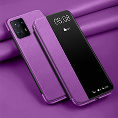 Handytasche Stand Schutzhülle Flip Leder Hülle für Xiaomi Mi Mix 4 5G Violett