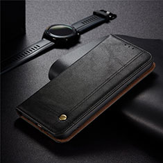 Handytasche Stand Schutzhülle Flip Leder Hülle für Xiaomi Redmi 9C NFC Schwarz